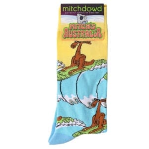 surfing kangaroo crew socks