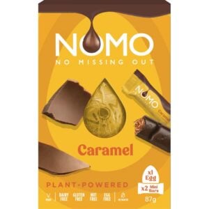 nomo caramel egg and mini bars 87g