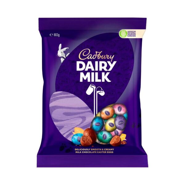 Cadbury Dairy Milk Chocolate Easter Egg Bag 803g