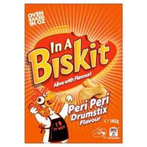 in a biskit peri peri drumstix flavour 145g