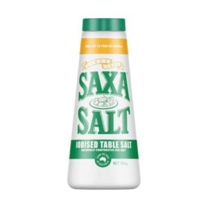 saxa iodised table salt shaker 750g