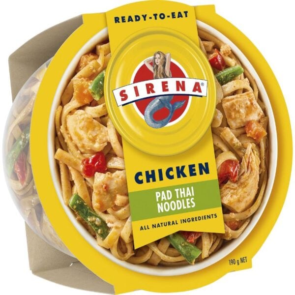 sirena chicken pad thai noodles 190g