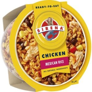 sirena ready to eat mexican rice with chicken 190g