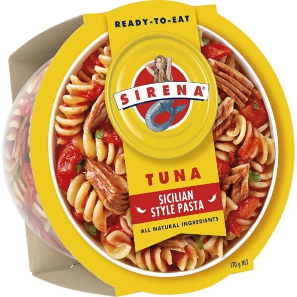 sirena sicilian style pasta with tuna 170g