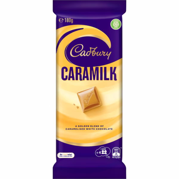 Bulk Cadbury Caramilk Block 180g ($6.00 each x 12 units)