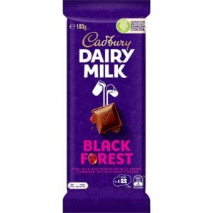 Bulk Cadbury Block Black Forest 180g ($6.00 each x 12 units)
