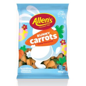 allens bunny carrots fruity flavoured 190g