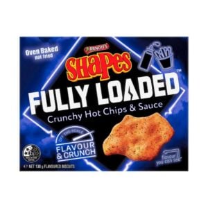 arnotts shapes fully loaded hot chips 130g