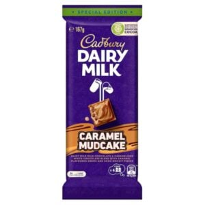 cadbury dairy milk caramel mudcake block 167g