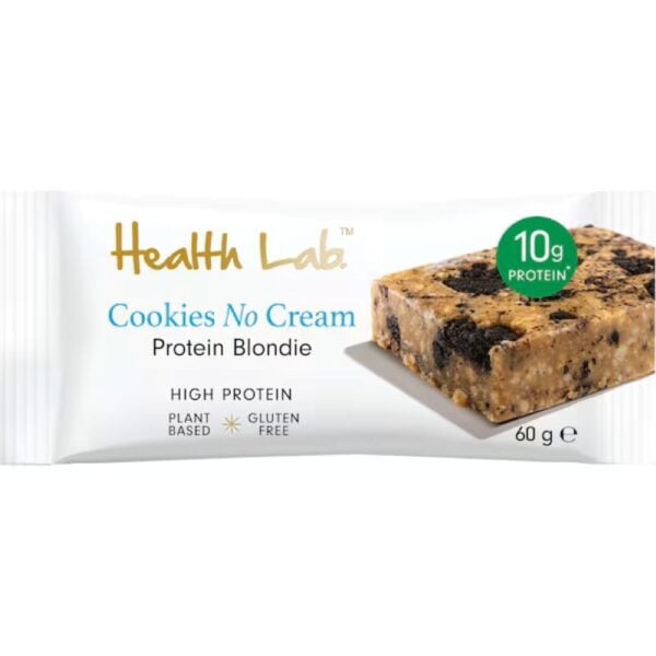 health lab cookies no cream protein blondie 60g