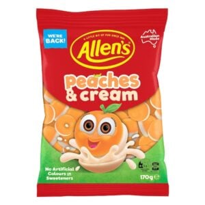 Allens Peaches & Cream 170g