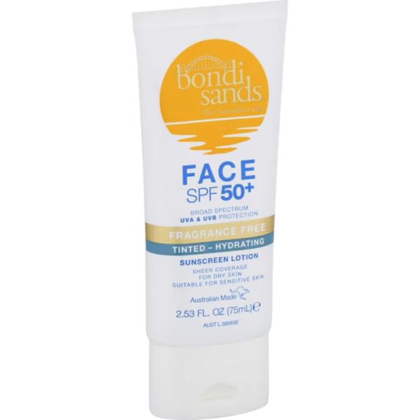 bondi sands spf 50+ dry skin sunscreen lotion 75ml