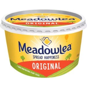 meadowlea margarine original spread 500g