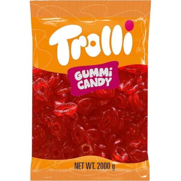 trolli lips gummy candy bag 2kg