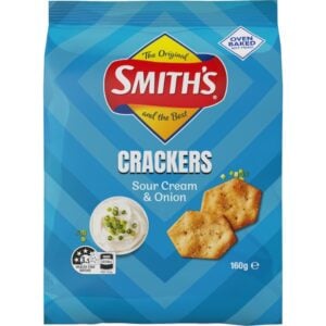 Smiths Crackers Sour Cream & Onion 160g