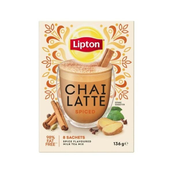 lipton sachets spiced chai latte 8 pack