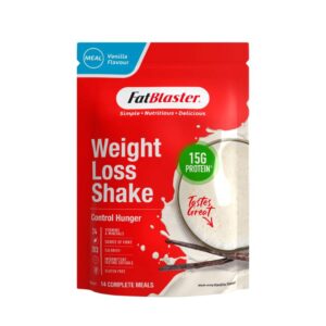 naturopathica fat blaster weight loss shake vanilla 465g