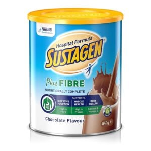 Sustagen Hospital Formula Nutritionally Complete Supplement, High Protein, Low GI, Chocolate Flavour, 840g