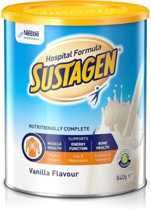 sustagen hospital formula vanilla flavour 840g