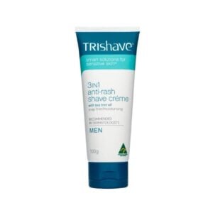trishave 3 in 1 anti‑rash shaving creme men 100g