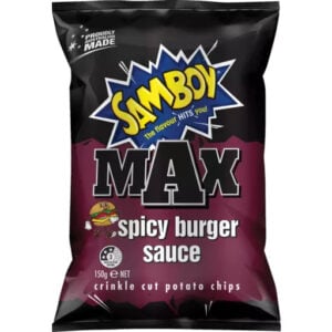 samboy chips max spicy burger sauce 150g