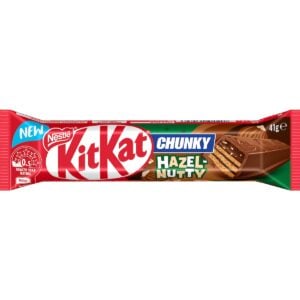 kitkat chunky hazelnut chocolate bar 41g