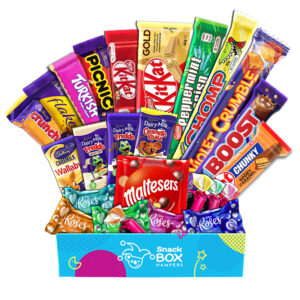 a large gift hamper with genuine australian chocolate