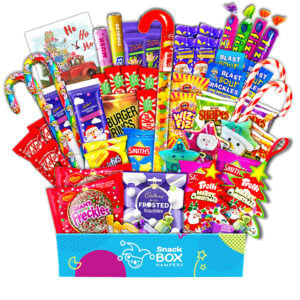 Snack the Halls Christmas Snack Box Gift Hamper - Large