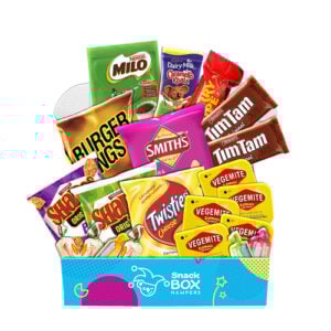 True Blue Australian Faves Snack Box Gift Hamper - Fun Size