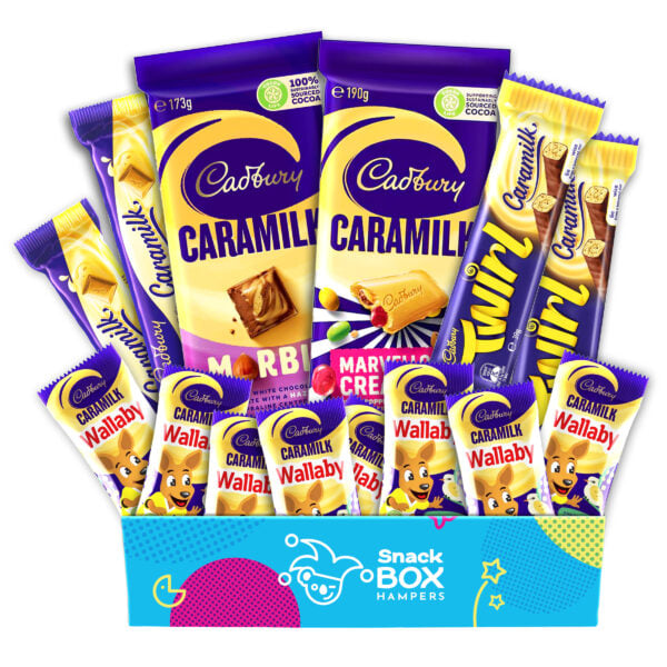 an australian caramilk gift hamper