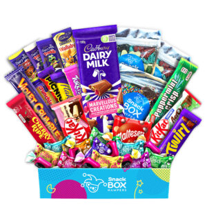 a huge gift box filled with australian chocolate to be sent as a gift