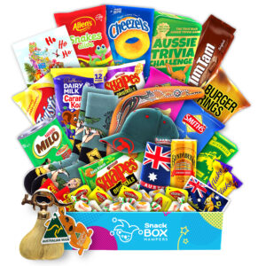 a extra large gift hamper that has classic australian snacks and items for and can be bought for christmas