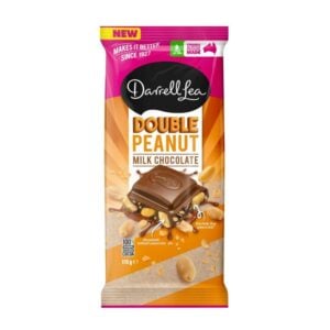 Darrell Lea Double Peanut Block Chocolate 170g