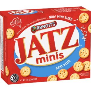 Arnotts Jatz Mini Crackers Sea Salt 170g