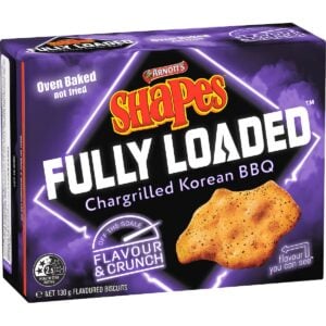 Arnott's Shapes Fully Loaded Korean BBQ 130g