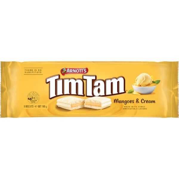 arnotts tim tam mangoes & cream