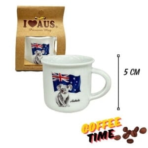 aussie espresso mug koala by flag