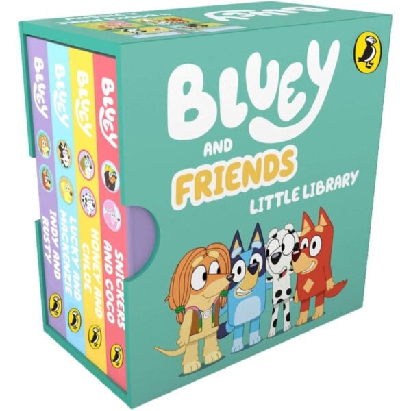 bluey and friends little library slipcase