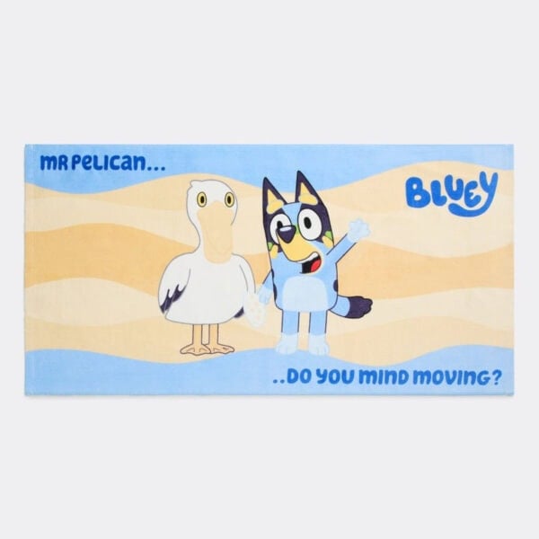 bluey towel