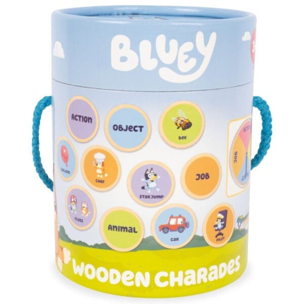 bluey wooden charades