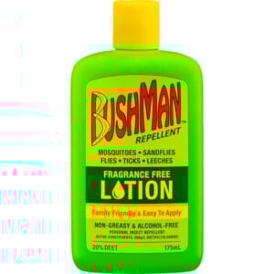 bushman repellent fragrance free lotion 175ml