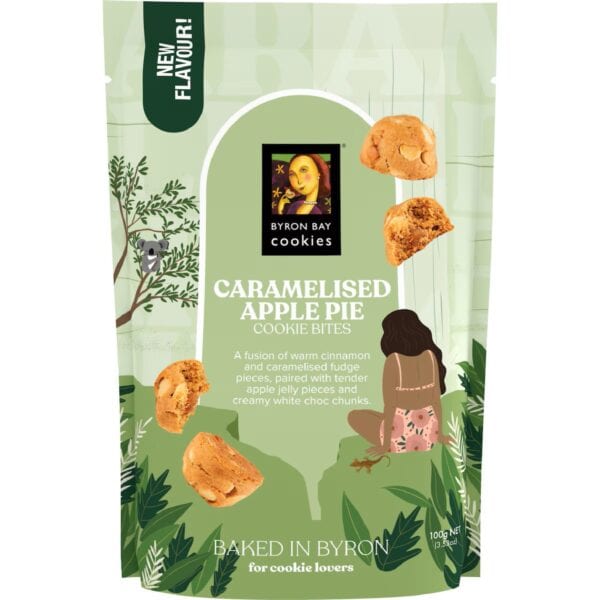 Byron Bay Caramelised Apple Pie Cookie Bites 100g