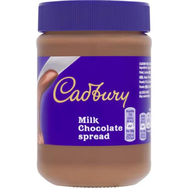 cadbury milk chocolate spread 400g