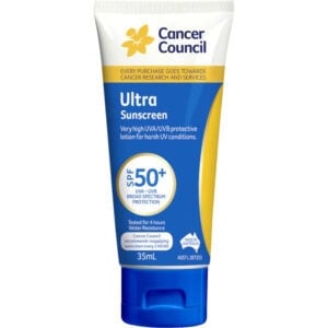 cancer council spf 50+ ultra sunscreen 35ml