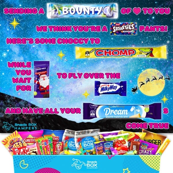 Christmas Dreams Chocolate Card Message Board Gift