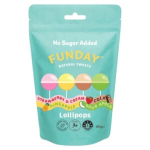 funday lollipops share bag 8 pack
