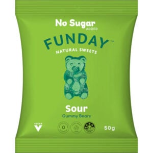 funday sour gummy bears 50g