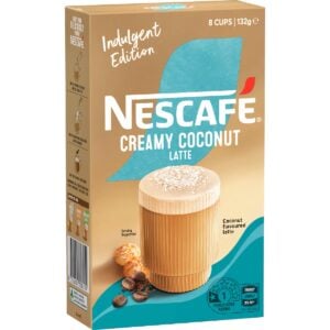 Nescafe Creamy Coconut Latte Coffee Sachets 8 pack
