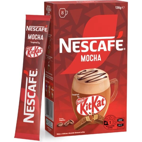 Nescafe Kit Kat Mocha Coffee Sachets 8 pack