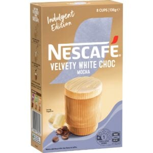 Nescafe Velvety White Choc Mocha Coffee Sachets 8 pack
